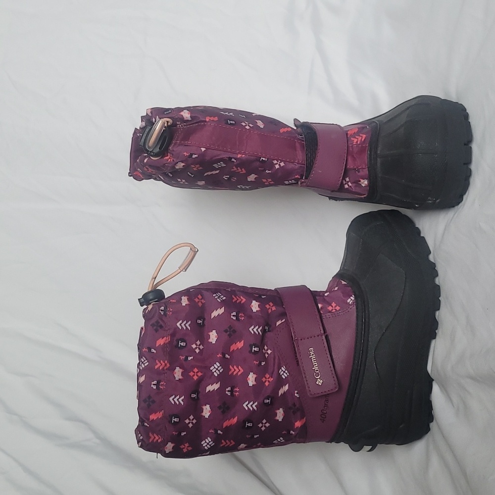 Columbia, snow boots, kids, size 10
